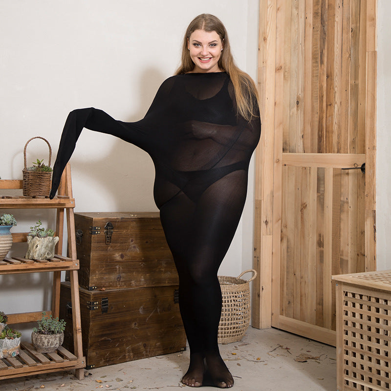 Women Striped Pantyhose Plus Size High Waist Anti-hook Black Tights Wa –  Shopally Inc.