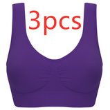 Women Yoga Tank Tops  Sports Bra Workout Fitness Running Crop Top