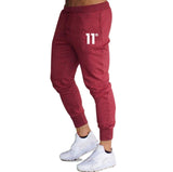 Hot sale solid casual Mens Casual Slim Fit Tracksuit Sports Solid Male Gym Cotton Skinny Joggers Sweat Casual Pants Trousers