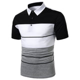 Men Polo Men Shirt Short Sleeve Polo Shirt Contrast Color Polo New Clothing Summer Streetwear Casual Fashion Men tops