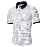 Men Polo Men Shirt Short Sleeve Polo Shirt Contrast Color Polo New Clothing Summer Streetwear Casual Fashion Men tops