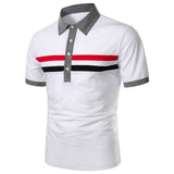 Men Polo Men Shirt Short Sleeve Polo Shirt Contrast Color Polo New Clothing Summer Streetwear Casual Fashion Men tops