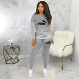 Two Piece Women  Base Set Tracksuit Casual Sports Gradient Print Top  Fall 2020 Printed Long Sleeve Sports Suit 5XL Big Size